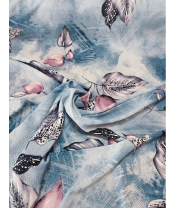 Elastyczny Jersey - wiosenne listeczki smagane wiatrem